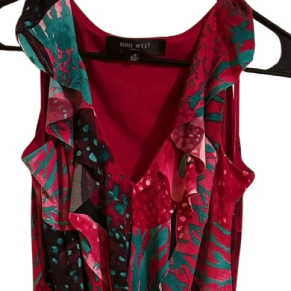 Nine West Mini Ruffle Dress - Picture 6 of 6